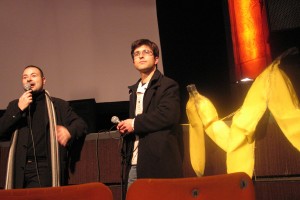 Gaël Labanti et Sébastien Etienne présentent le ciné-concert en partenariat avec La Presqu'ile