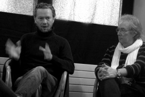 Le réalisateur Miika Soini (THOMAS - Finlande) et l'acteur Gilbert Sicotte (CONTINENTAL, UN FILM SANS FUSIL - Canada)